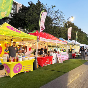 ผ้าคลุมโต๊ะโพลีเอสเตอร์แบบพกพา สไตล์วินเทจ ราคาถูก สำหรับ<span class=keywords><strong>งาน</strong></span>แสดงสินค้า <span class=keywords><strong>งาน</strong></span>ฝีมือ ตลาดนัด  รับทำโลโก้ตามสั่ง  ขั้นต่ำในการสั่งซื้อน้อย - Product Image 3