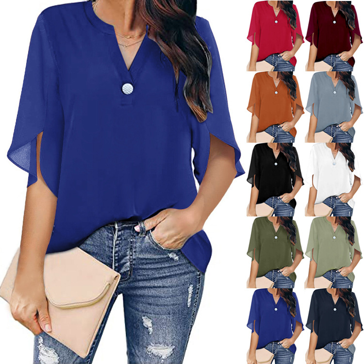 Encuentre el mejor fabricante de blusas de chifon modernas y blusas de  chifon modernas para el mercado de hablantes de spanish en alibaba.com