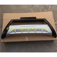 Protector de Parachoques Delantero de Plástico ABS de Alto Rendimiento Zimin Auto para NAVARA NP300 2015-2016, Negro, Juego Completo