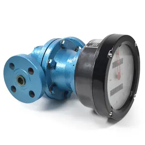 Medidor diesel mecânico óleo pesado gasolina querosene alta temperatura pressão oval gear flow meter