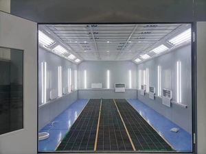 Cabina de Pintura con Certificación CE Tricar con Plataforma Elevadora Neumática, Cabina de Pintura con Buen Efecto de Conservación del Calor - Product Image 4