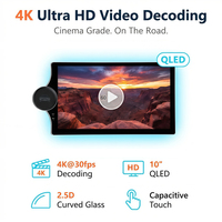 Autoradio LODARK N6 10 pouces avec navigation GPS, Android 13, UIS7870SC, processeur octa-core 6nm, écran QLED, 4G LTE