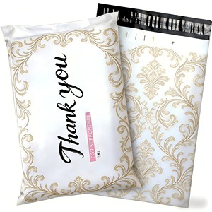 Custom Printed Logo Silk Screen Poly Plastic Mailers Envelope Mailing Packaging Shipping Bags Resealable Self Adhesive Seal