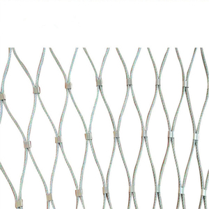 Zhihang Filet décoratif en maille de corde d'acier inoxydable, Filet de protection flexible pour ponts, Filet anti-chute à boucles métalliques, Filet de clôture pour zoo - Product Image 1