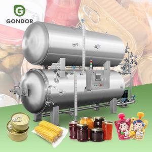 Industria 500l Canning Cooking Horizontal Autoclave Esterilizador Equipo Esterilización Máquina de retorta para alimentos para mascotas - Product Image 1