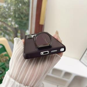 <span class=keywords><strong>Funda</strong></span> para Teléfono con Soporte Plegable para Muñeca, Color Puro, TPU y PC, para Samsung Galaxy S26 Ultra S25 S24 - Product Image 5