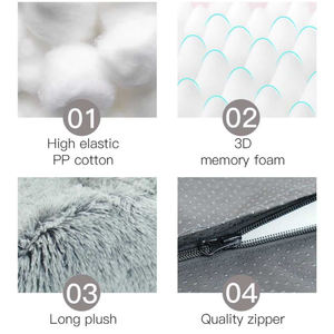 Ortho pä disches Hunde bett für große Hunde Flauschiges großes Hunde bett mit abnehmbarer wasch barer Abdeckung Rutsch festes Schlafs ofa aus Schaumstoff - Product Image 4