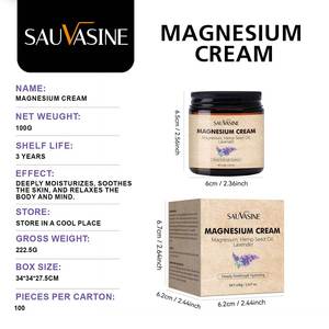 Crema de magnesio en oferta, crema para dormir, crema hidratante facial y corporal de noche. - Product Image 5