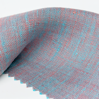 Tissu en toile respirant écologique 165 GSM, textile de chanvre coloré tissé pour vêtements, sacs, chaussures, matériaux d'artisanat, 50% chanvre 50% lin