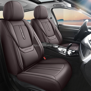 Housses de siège auto en cuir premium, entièrement enveloppantes, durables, avec soutien lombaire, toutes saisons, pour <span class=keywords><strong>Peugeot</strong></span> <span class=keywords><strong>208</strong></span> 308 2008 3008 5008 - Product Image 1