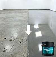 Enduit liquide époxy haute résistance pour béton - Durcisseur de sol écologique, anti-poussière et résistant à l'usure pour usage industriel longue durée