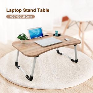 Table pliante pour ordinateur portable, support portable pour lit, canapé, fauteuil, avec porte-gobelet pour travailler - Product Image 2
