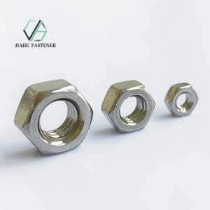 Din934 Hex <span class=keywords><strong>nut</strong></span> hình lục giác hạt SS304 316 M6 M8 M10 M12 - Product Image 2