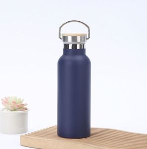 Bouteille d'eau sport en acier inoxydable à double paroi isolée avec poignée et couvercle anti-fuite sous vide – Idéale pour les voyages et comme cadeau - Product Image 4