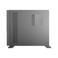 JNP-Q102 Micro-atx Mid Tower Computer Case Mini-ITX Slim with Magnet Footpads