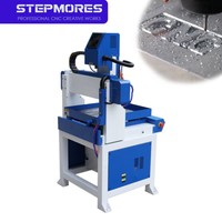 Mini Router CNC 3D Stepmores 4040 6060, Fresadora CNC Mini con Mesa Móvil, Router CNC para Metal