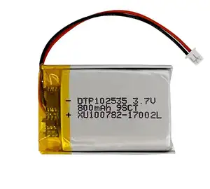 バッテリーDTP102535kcポリマーリチウム充電式800mah 850mah 880mahリチウムポリマーバッテリー在庫あり