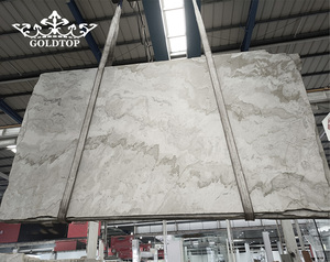 Goldtop Austral Dream Dolomite Quartzite Natural Stone Slabs Polished <b>White</b> Modern Hotel Lobby Villa Coffee Table Dining Table - Product Image 2