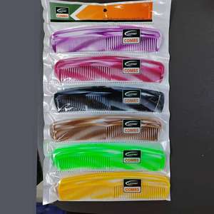 Set de Ducha para Baño, 6 Piezas, Portátil, Lindo, Mini Peine de Plástico, Duradero, Económico, Peine Alisador de Cabello para Mujer, Set de Peines de Moda - Product Image 1