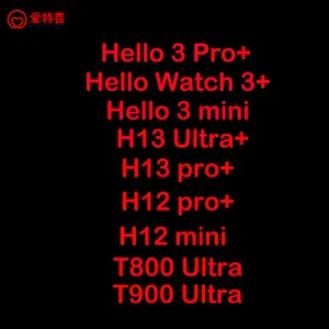 Trending products 2024 New Arrivals Fashion Hello Watch 3 + plus Ultra SmartWatch bands 2.04 Touch Screen Series 8 Smart watch 9