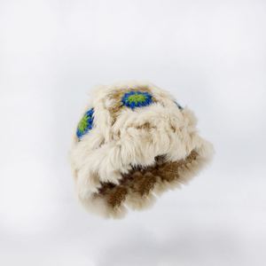 Vente chaude chapeau extensible unisexe personnalisé acrylique fourrure duveteuse bonnet tricoté avec <span class=keywords><strong>mohair</strong></span> jacquard - Product Image 5