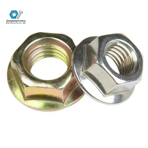 (Nhà Máy Giá thấp) mạ kẽm Hex mặt bích Nut với răng Pad chống trượt chống nới lỏng hoàn toàn ren nặng vít <span class=keywords><strong>cap</strong></span> - Product Image 5