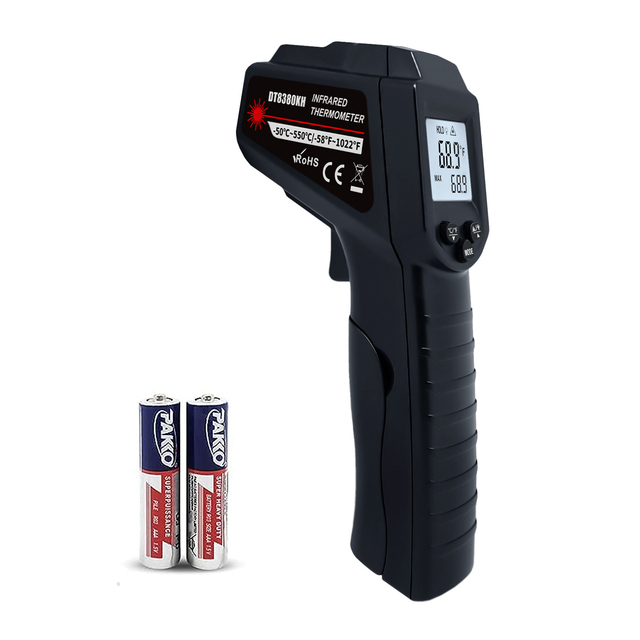 Non-Contact   LCD Display Laser Infrared Thermometer for Industry Cooking Thermometer Infrared Thermometer