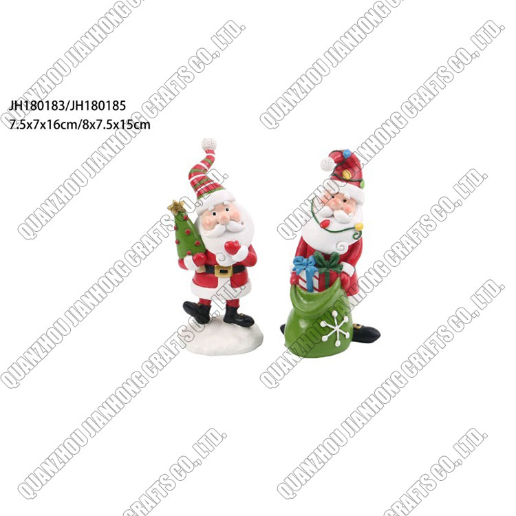 Christmas Landscaping Miniature for Home Decoration Santa Claus Snowman Figures