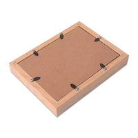 Cadre photo en bois massif minimaliste nordique, cadre souvenir en bois creux profond, cadre d'art 3D pour affichage sur bureau