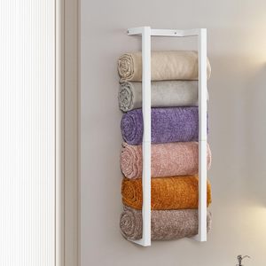 Màu Đen Và Chải Vàng Màu Thép Không Gỉ Khách Sạn Phòng Tắm Tường Lưu Trữ Bath Towel Chủ Khô Rack Set - Product Image 4