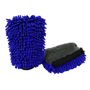 Guantes de limpieza para coche de microfibra chenilla de pelo largo, de doble cara, para eliminación de polvo y detallado de vehículos - Product Image 1