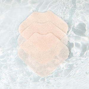 Disque de tonification semi-gel à texture unie en fibres végétales de camélia biodégradables, rafraîchissant et nettoyant doux et transparent - Product Image 5