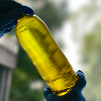 Saphir CZ de laboratoire cultivé par la méthode Czochralski, Corindon jaune, cristal de saphir, pierre précieuse de laboratoire, vente en gros