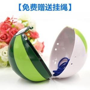 Fruit Pattern Round Plastic Pet Carrier Portable Soft-<b>Sided</b> Hamster Travel <b>Bag</b> With Holes For <b>Small</b> Pets - Product Image 1