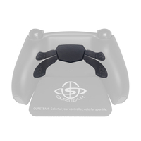 4 en 1 Séparé Noir Solide pour PS5 Controller Back Paddle Game Refit Parts for PS5 Joystick Game Pad Back Button