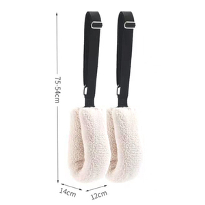 Correas <span class=keywords><strong>de</strong></span> cinturón <span class=keywords><strong>de</strong></span> anillo <span class=keywords><strong>de</strong></span> mano y pie peludas <span class=keywords><strong>de</strong></span> felpa engrosada optimizada para <span class=keywords><strong>cama</strong></span> <span class=keywords><strong>de</strong></span> reformador <span class=keywords><strong>de</strong></span> trapecio completo o <span class=keywords><strong>Pilates</strong></span> accesorios usados - Product Image 4