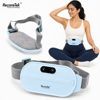 Dispositivo Inteligente de Masaje para Aliviar el Dolor Menstrual, Dispositivo de Confort Menstrual Recargable con Calor, Kit de Salud