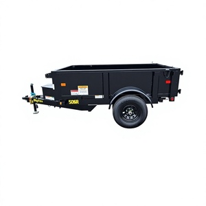 Remolque de plataforma BigTex 50SR 5x8 nuevo, negro, de un solo eje, para trabajo pesado, utilitario, agrícola - Product Image 1