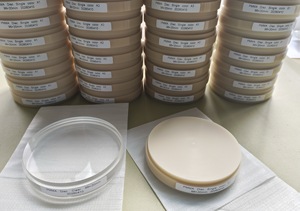 Disque PMMA transparent haute transparence, résine dentaire monocouche vierge pour prothèses dentaires temporaires, usage en laboratoire clinique - Product Image 6