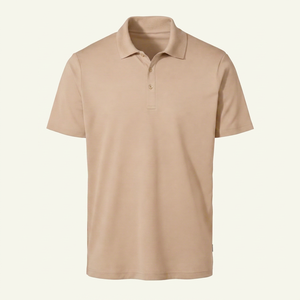 Polo uni en gros pour hommes, manches courtes, mélange de coton premium, tenue décontractée, vêtements de travail, golf, fournisseur OEM ODM - Product Image 1
