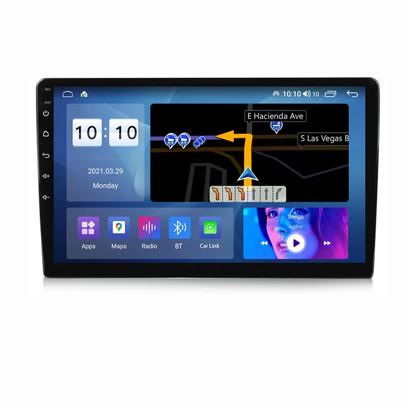 9/10" Android 12 8core 4+64GB IPS DSP Car multimedia system for 2din universal GPS WIFI Radio stereo