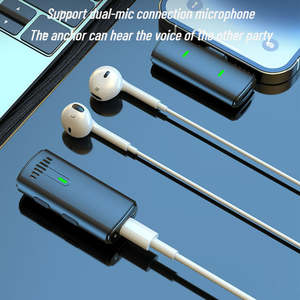 K10 Live Noise Cancelling Dual Wireless Clip Lavalier Enregistrement Microphone 2.4Ghz Bee <span class=keywords><strong>Lavier</strong></span> Microphone Pour Smartphone Type-c - Product Image 4