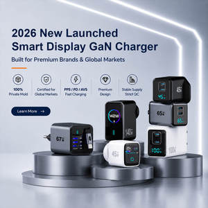 Cargador de Teléfono Móvil KYT 45W <span class=keywords><strong>con</strong></span> Pantalla Inteligente AI, Super Rápido, Tipo Gan, <span class=keywords><strong>USB</strong></span>-C - Product Image 4