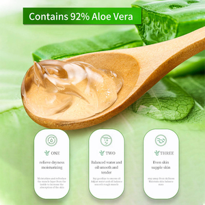<span class=keywords><strong>Gel</strong></span> d'<span class=keywords><strong>aloe</strong></span> <span class=keywords><strong>vera</strong></span> pur biologique, marque privée, sans parfum, hydratant, nourrissant, réparateur, éclaircissant et soin du visage, 100% naturel - Product Image 4