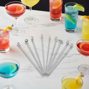 Forchette per Frutta in Acciaio Inox 304, Decorazioni per Cocktail, Forchette Creative per <span class=keywords><strong>Vino</strong></span> e Frutta - Product Image 2