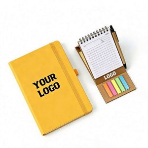 Notebooks Office Supplies Gift Stationery Business Promotion Pu Leather Wholesale A6 Notebook Custom Promotional Gifts - Product Image 1