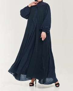 SIPO Dames Personnalisé Maxi Abaya Robe Floral Imprimé OEM Buttercup Tier pour l'Aïd en Polyester - Product Image 2
