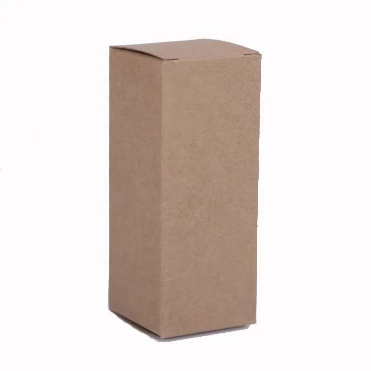 Картонная коробка из крафт-бумаги, картонная коробка, используется для бутылок с эфирным маслом и сироповых бутылок