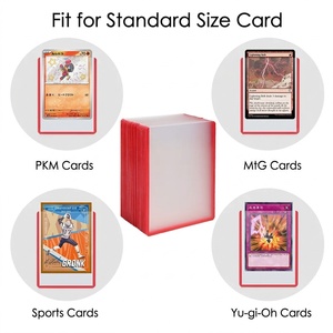JIN OU Rainbow Edge Toploader 3"x4" Porte-cartes de collection de taille standard, lot de 25 pièces pour collectionneurs - Product Image 3