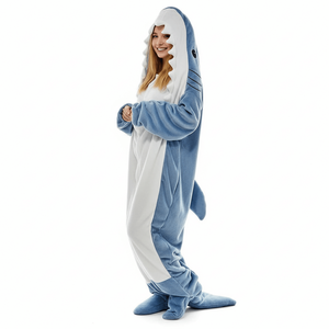 Áo hoodie cá mập dành cho người lớn có váy Cosplay trang phục <span class=keywords><strong>Halloween</strong></span> dành cho phụ nữ và nam giới - Product Image 1